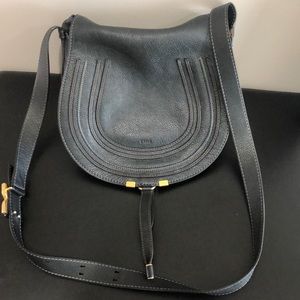 Chloe medium Marcie leather saddle bag